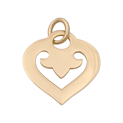 Pendentif Pendentif O.J.Perrin, "Coeur Légendes", or jaune. 58 Facettes 34646