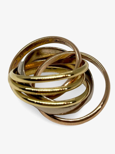 Bague 49 Bague Trinity Cartier 3 ors 6 anneaux 58 Facettes 864