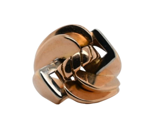 Bague Bague Tank en Or Jaune et Blanc 18 Carats 58 Facettes