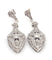 Boucles d'oreilles Boucles d'oreilles en or blanc avec diamants 58 Facettes