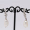 Boucles d'oreilles Earrings with Baroque Pearl and Diamonds 58 Facettes D359537JC