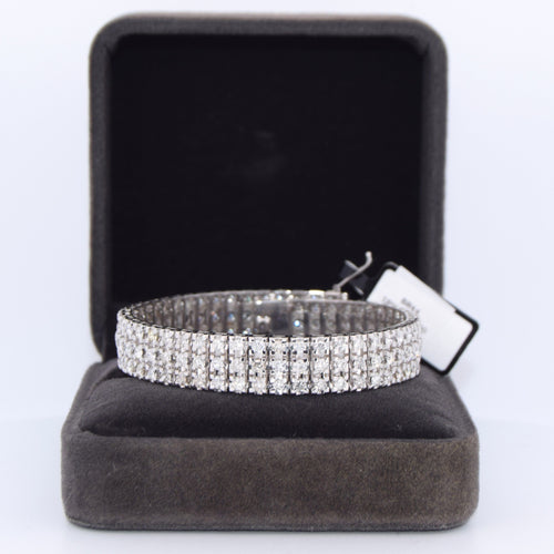 Bracelet BRACELET EN OR BLANC 18KT - 30 g 58 Facettes