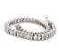 Bracelet Superbe bracelet tennis en platine avec diamants baguette 58 Facettes
