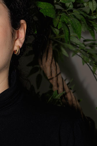 Boucles d'oreilles Boucles d'oreilles Créoles  Or jaune, Or blanc, Or rose 58 Facettes 4815711CN