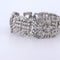 Pulseira estilo Art Deco em Platina e diamantes 