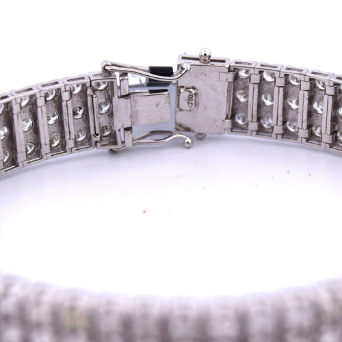 Bracelet BRACELET EN OR BLANC 18KT - 30 g 58 Facettes