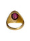 Bague 55 Bague en or jaune 18k et grenat 58 Facettes
