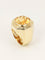Bague 53 FRED Bague chevaliere or jaune citrine 7 carats 58 Facettes 1216.2