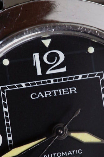 CARTIER - Orologio Pasha quadrante nero, movimento automatico 