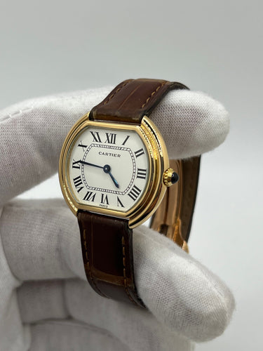Montre Cartier Ellipse Grand Modèle 58 Facettes