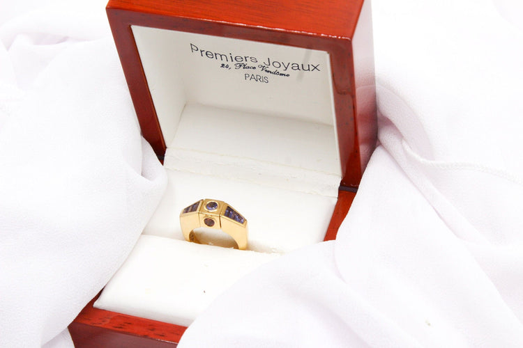 Bague 53 Bague "Premiers Joyaux" or jaune 58 Facettes 250199