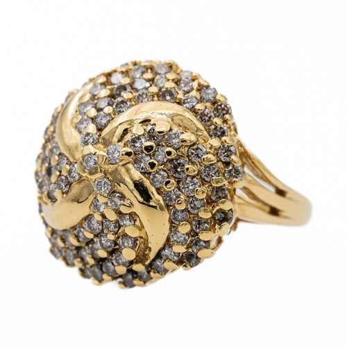 Bague 56.5 Bague  Cocktail Or jaune Diamant 58 Facettes 2468100CN