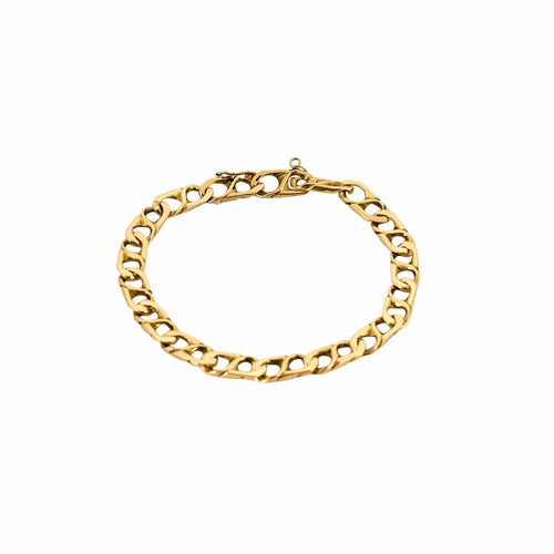 Gourmette or jaune 58 Facettes