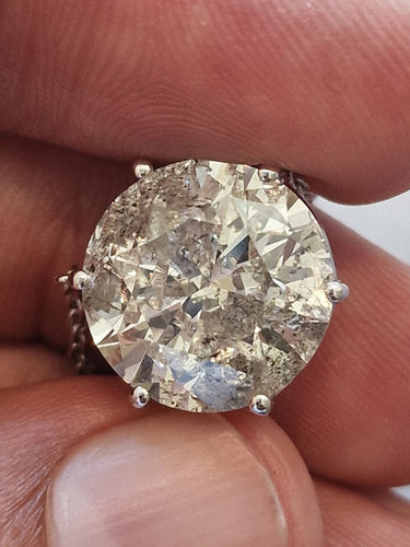 Pendentif Imposant white gold diamond pendant 58 Facettes