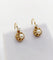 Boucles d'oreilles Dormeuses antique or perle en serti griffes 58 Facettes A05421