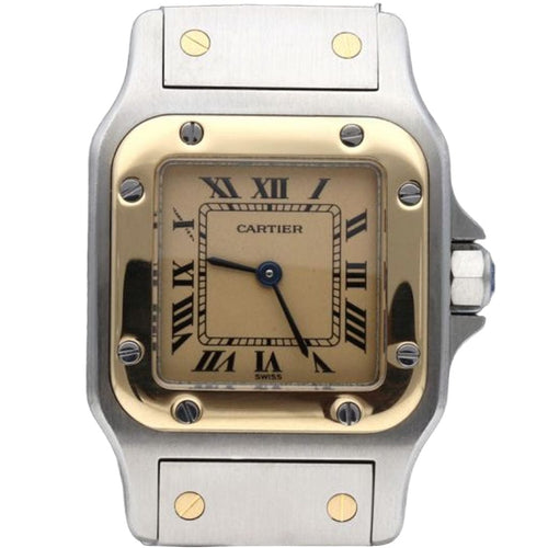 Montre Cartier Montre Santos De Cartier Galbee 58 Facettes MT42390