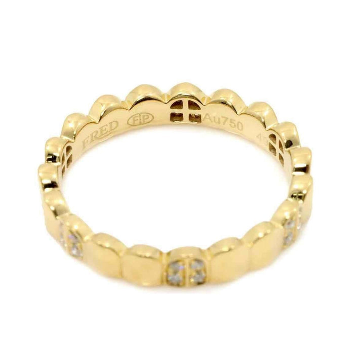 FRED - anello isola in oro con diamanti