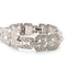 Bracelet Bracelet Art Déco en platine massif avec diamants 58 Facettes