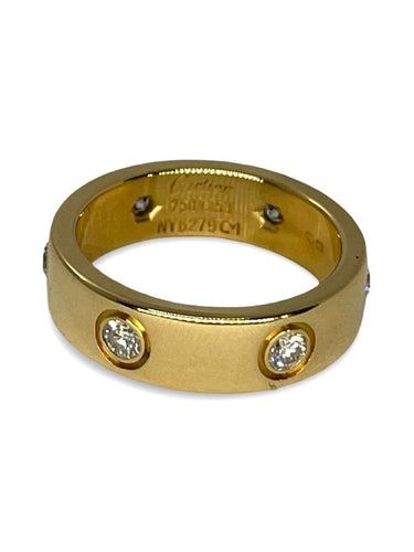 Bague 53 Bague Cartier Love Grand Modèle 6 diamants 58 Facettes