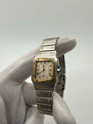 Montre Cartier Santos Galbée 1566 58 Facettes