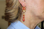 Boucles d'oreilles Boucles d'oreilles antiques en or corail 58 Facettes 7672