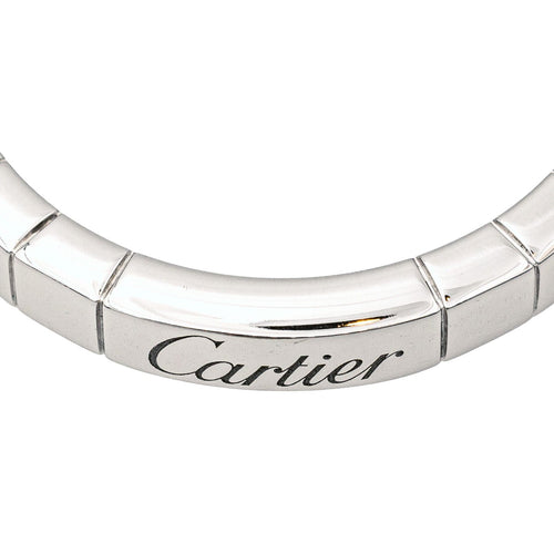 Bague 62 Cartier Bague Alliance Lanières Or blanc 58 Facettes 4061190CN