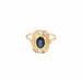 Bague 58 Bague or jaune saphir et diamants 58 Facettes 31192