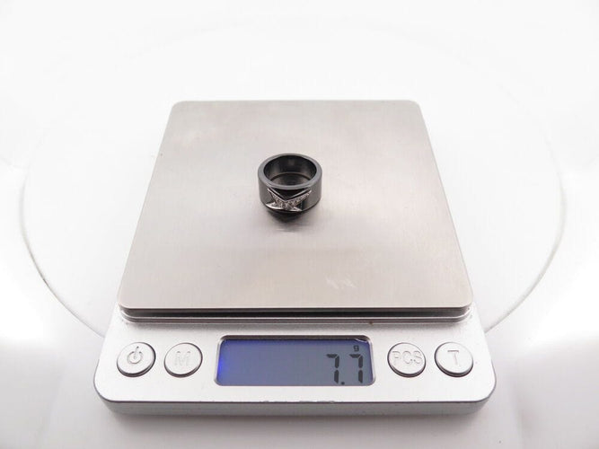 Bague 51 bague MAUBOUSSIN etoile du demon ceramique t51 or blanc 18k diamants 58 Facettes 266204