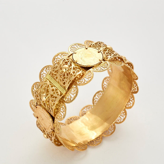 Bracelet Bracelet or jaune 58 Facettes LP396-397