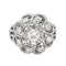 Bague 53 Bague Marguerite  Or blanc Diamant 58 Facettes 4425764CN