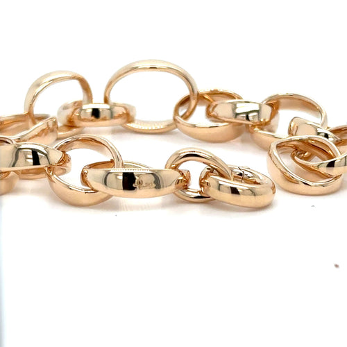 Bracelet BRACELET MAILLE POMELLATO OR ROSE 58 Facettes Réf 1-0002311/5