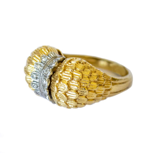 Bague 53 bague en or avec diamants 58 Facettes A2225(596)