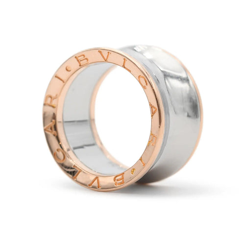 Bague 53 Bague Anish Kapoor B.Zero1 en acier doré rose 58 Facettes 15525