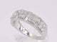 Bague 54 Bague en or blanc avec diamants 58 Facettes 2040