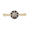 Bague 52 Bague solitaire antique or jaune, diamant taille ancienne 0.14 carat (circa 1900) 58 Facettes A05954