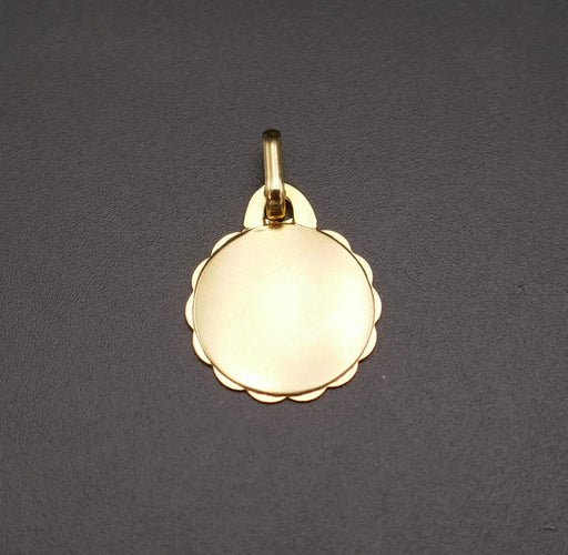 Pendentif AUGIS - Médaille d'Amour or jaune et rubis 58 Facettes C74-04