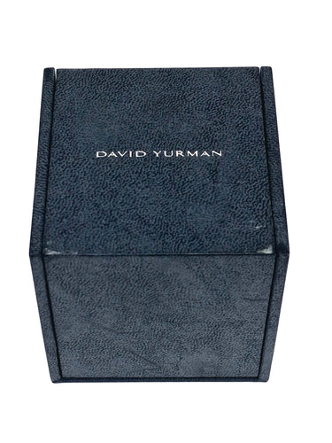 Bague 53 David Yurman - Bague articulée à trois anneaux en argent et diamants 58 Facettes