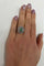 Bague Bague ancienne en diamant et émeraude 58 Facettes