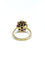 Bague 58 Bague en or jaune 18 carats, diamants et corail rouge 58 Facettes