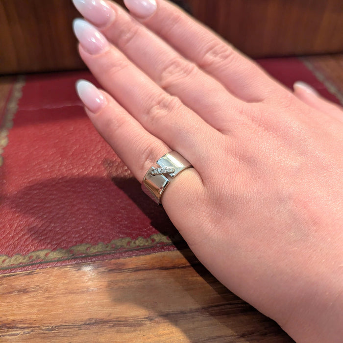CHAUMET - Lien-ring in witgoud en diamanten