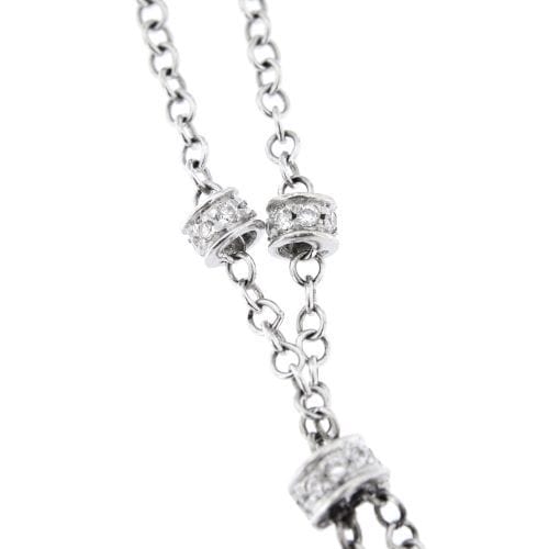 Collier Collier lune et diamants 58 Facettes 13249