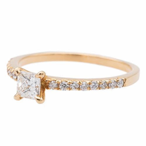 Bague 53 Bague Solitaire Or rose Diamant 58 Facettes 578722RV