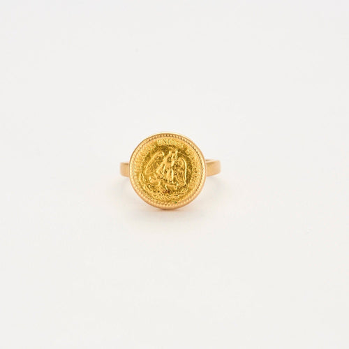 Bague 50 Bague or jaune pièces or 58 Facettes