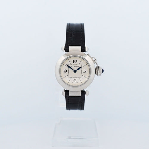 Montre CARTIER - Pasha Silver watch arab dial - SM 58 Facettes