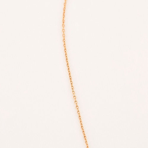 Collier COLLIER  OR ROSE 2 DIAMANTS O,22ct 58 Facettes M8927