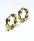 Boucles d'oreilles Paire de créole torsadées en or 58 Facettes