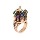 Bague 53 PHILIPPE TOURNAIRE - Collection architecture, bague modèle Moscou 58 Facettes 123577.01