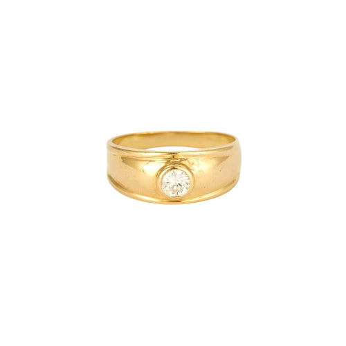 Bague 55 Bague or jaune diamant 58 Facettes