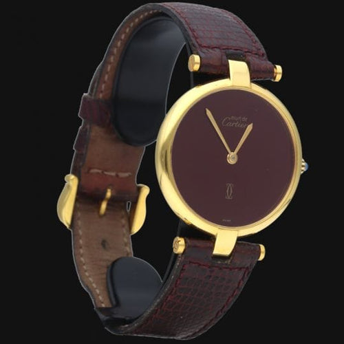 Montre Cartier Montre Must De Cartier Vermeil 58 Facettes MT41212