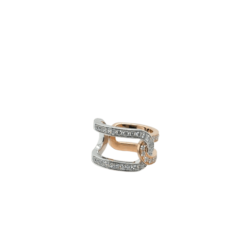 Piaget - Anel possession - Ouro branco e rosa - Diamantes 
